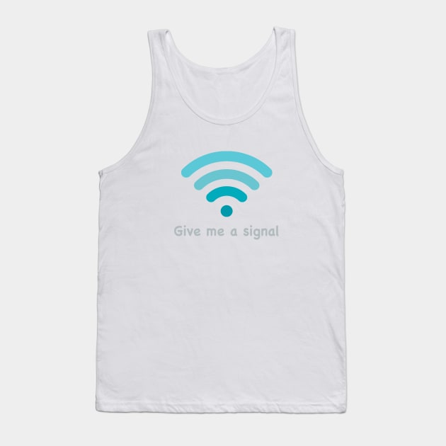 wifi signal Tank Top by eliasdesignshop